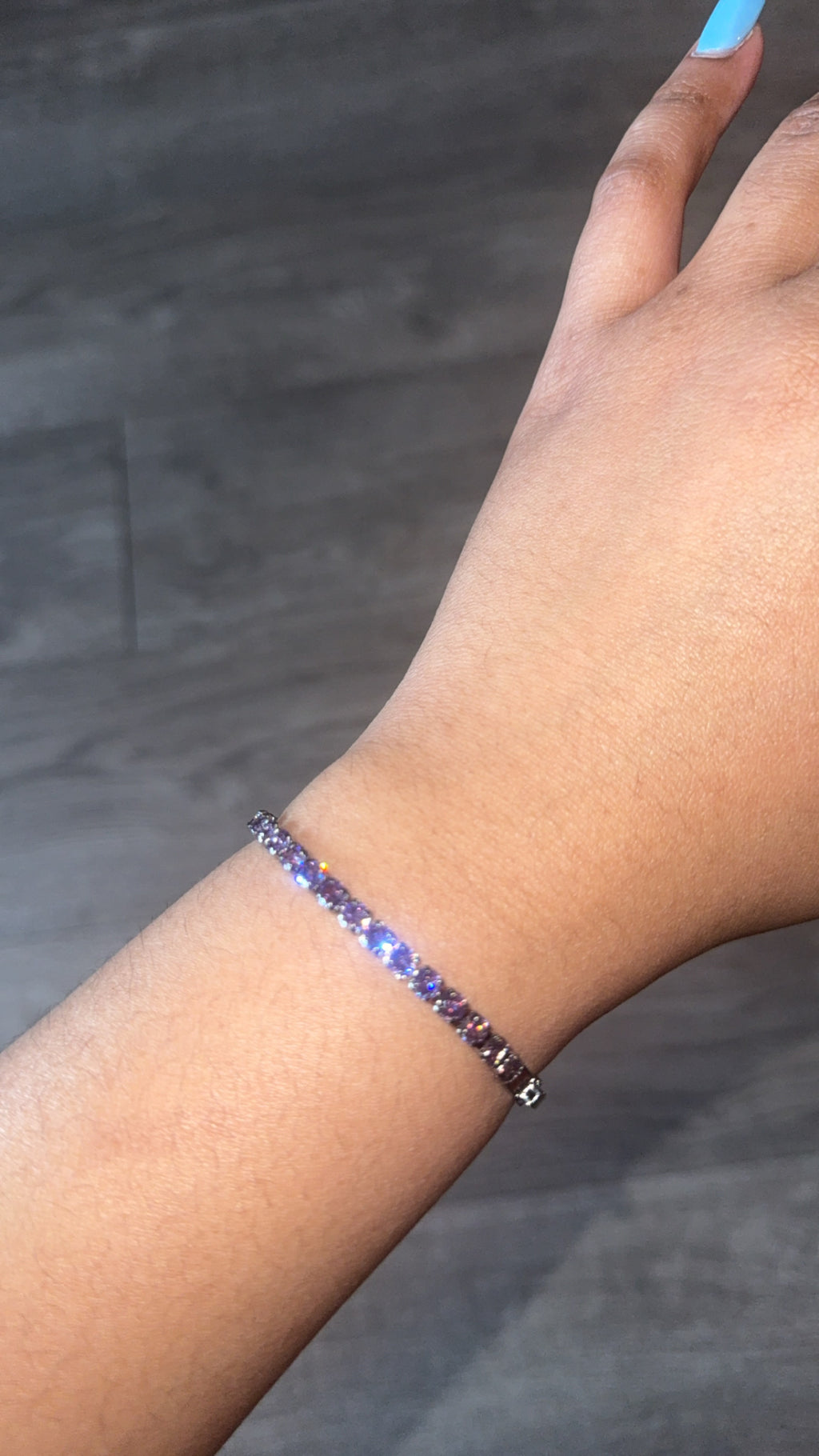 Grand Purple Tennis Bracelet 👑💜