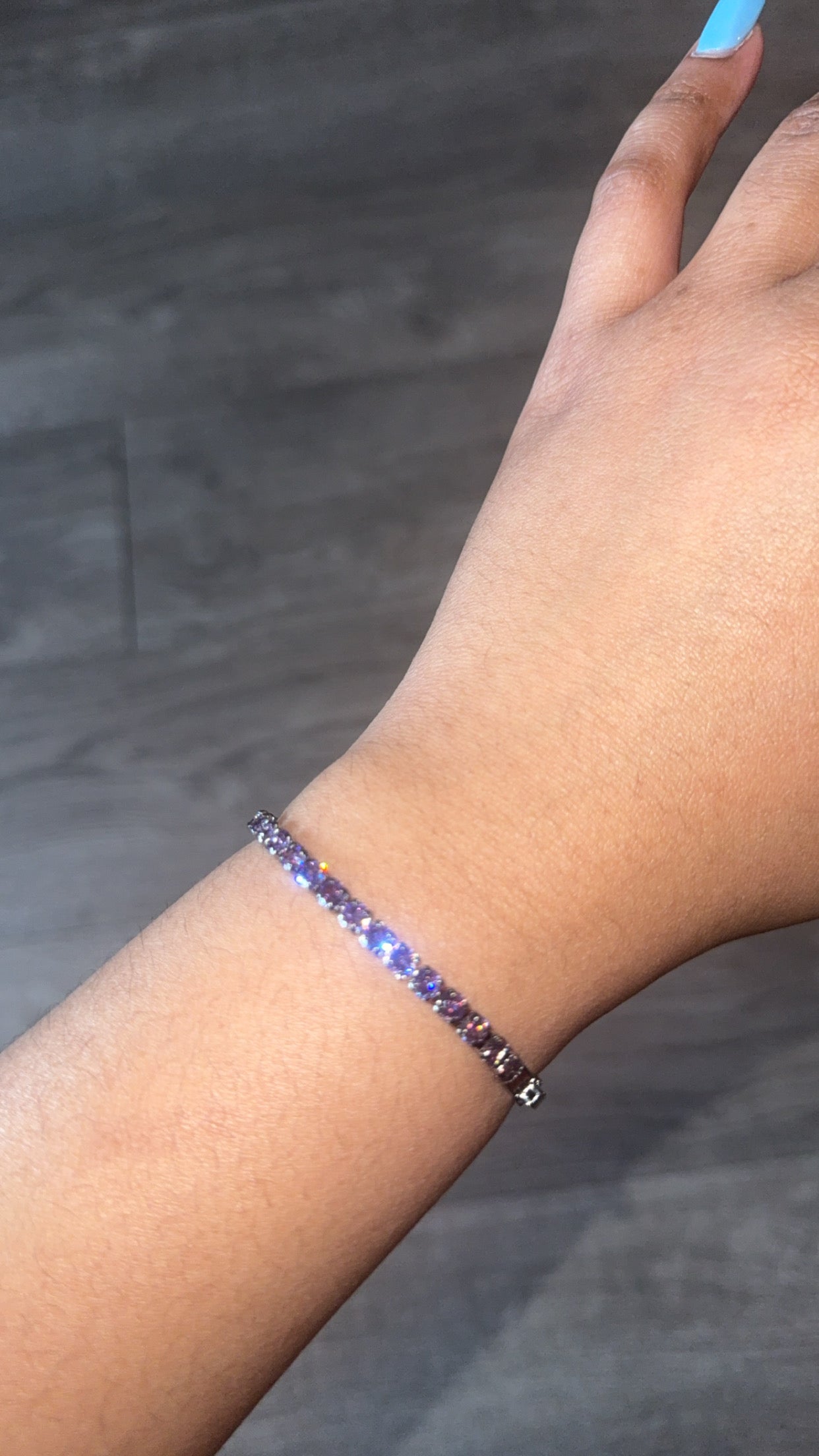 Grand Purple Tennis Bracelet 👑💜