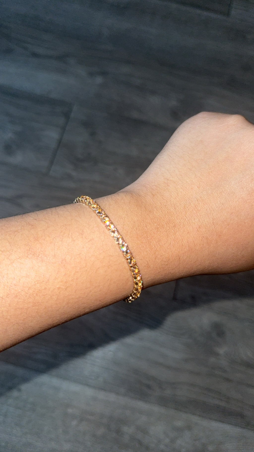Champagne Tennis Bracelet 🍾