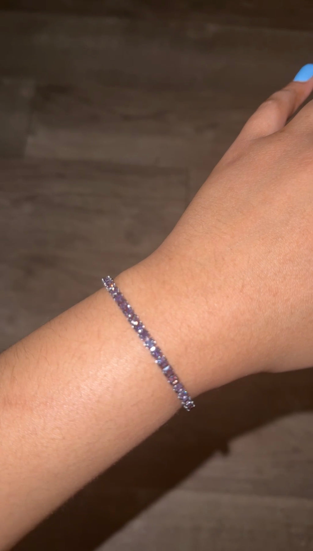 Classic Purple Tennis Bracelet 💜✨