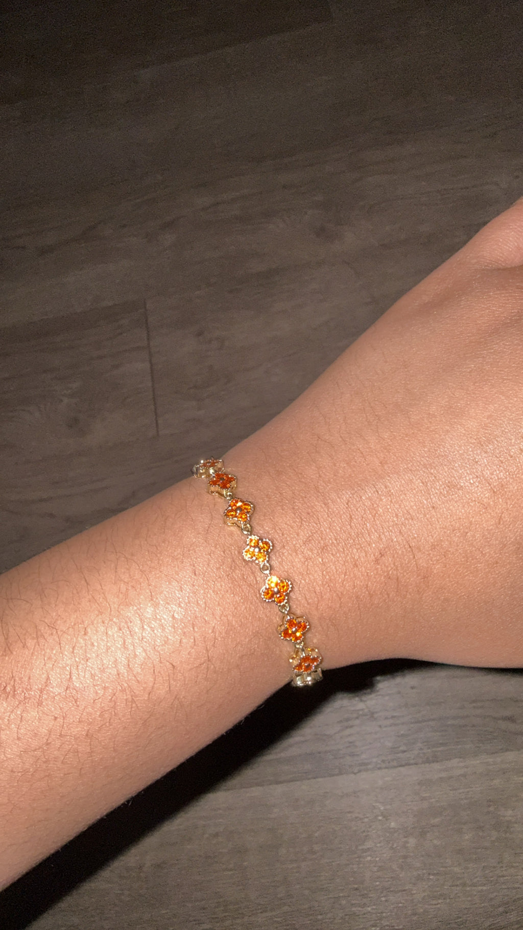 Saffron Clover Bracelet