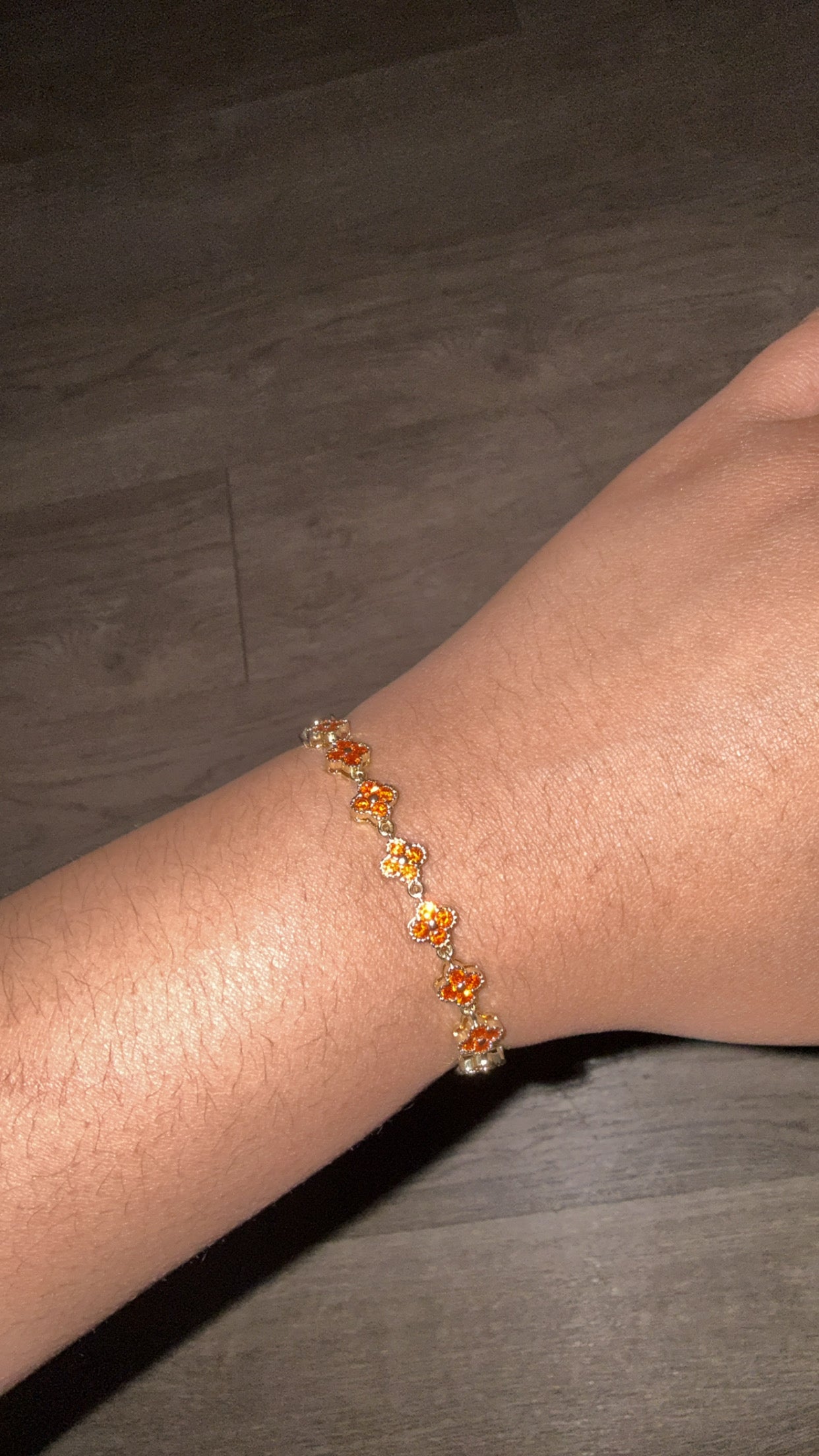 Saffron Clover Bracelet