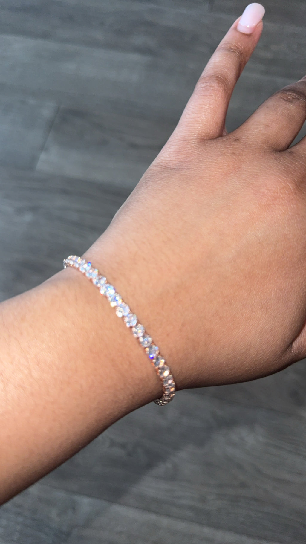 Rose Gold Tennis Bracelet