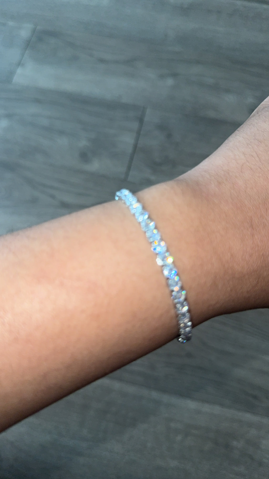 Silver Spark Tennis Bracelet