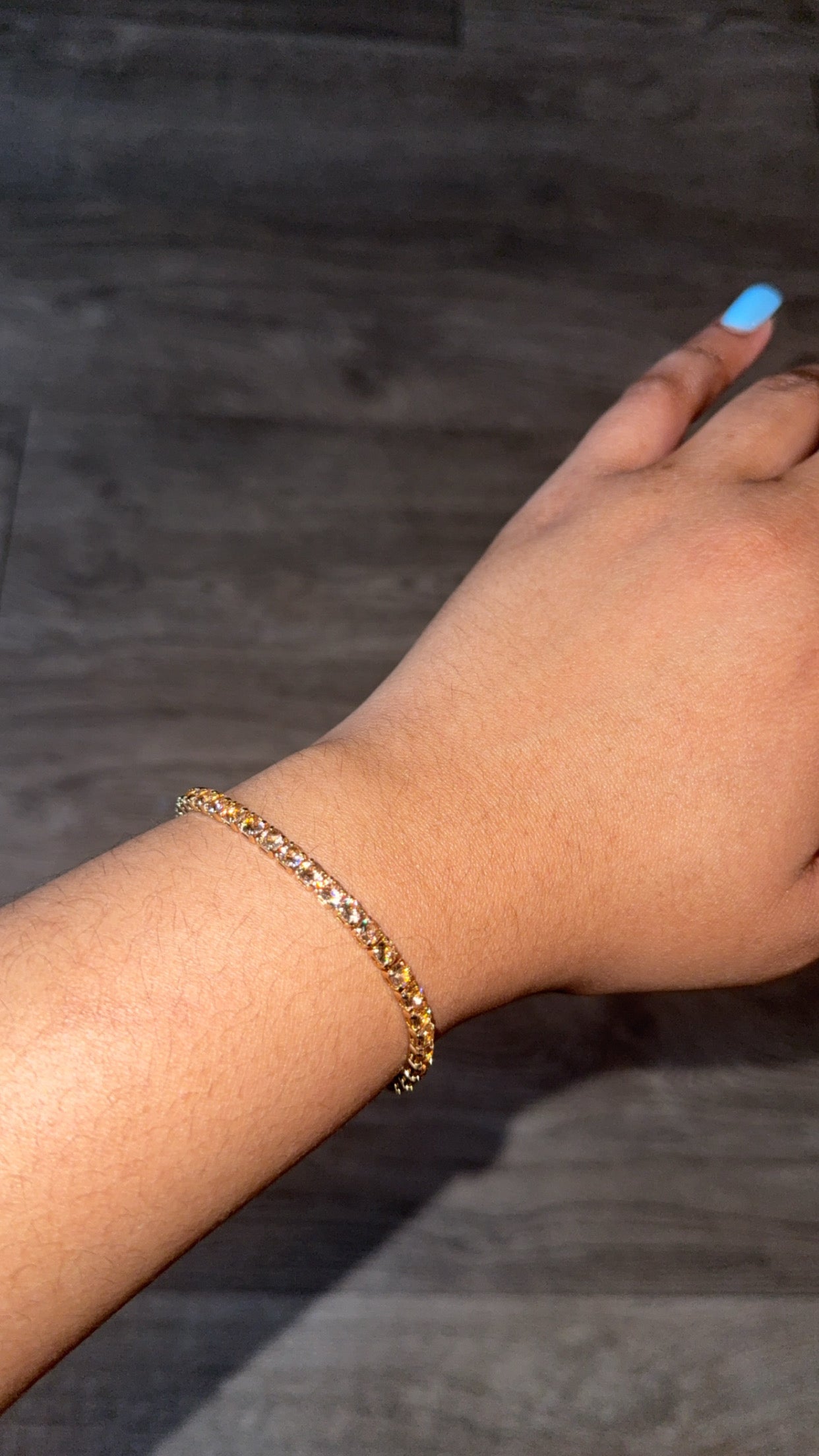 Champagne Tennis Bracelet 🍾