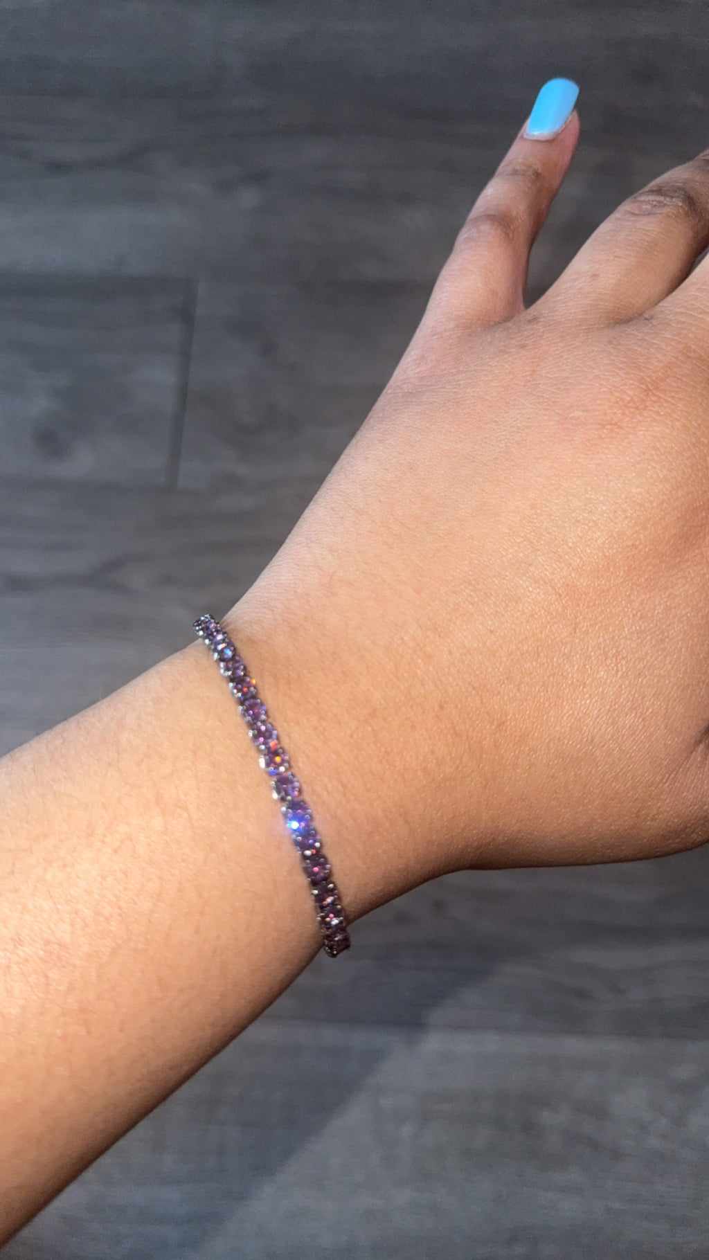 Grand Purple Tennis Bracelet 👑💜