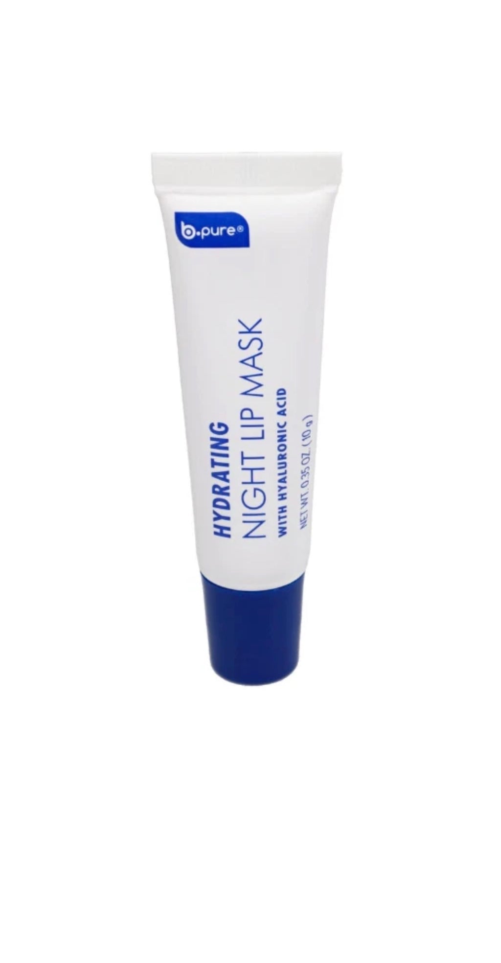 B-Pure Hydrating Night Lip Mask with Hyaluronic Acid, Vitamin E & Shea Butter