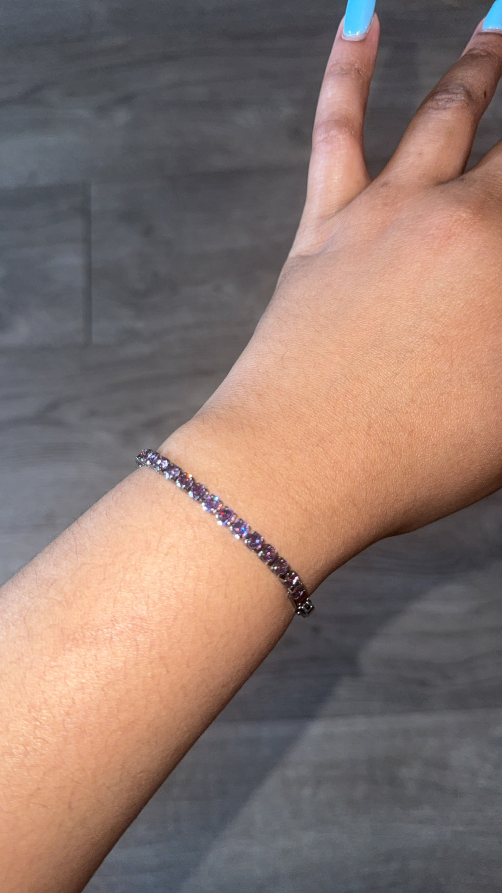 Grand Purple Tennis Bracelet 👑💜
