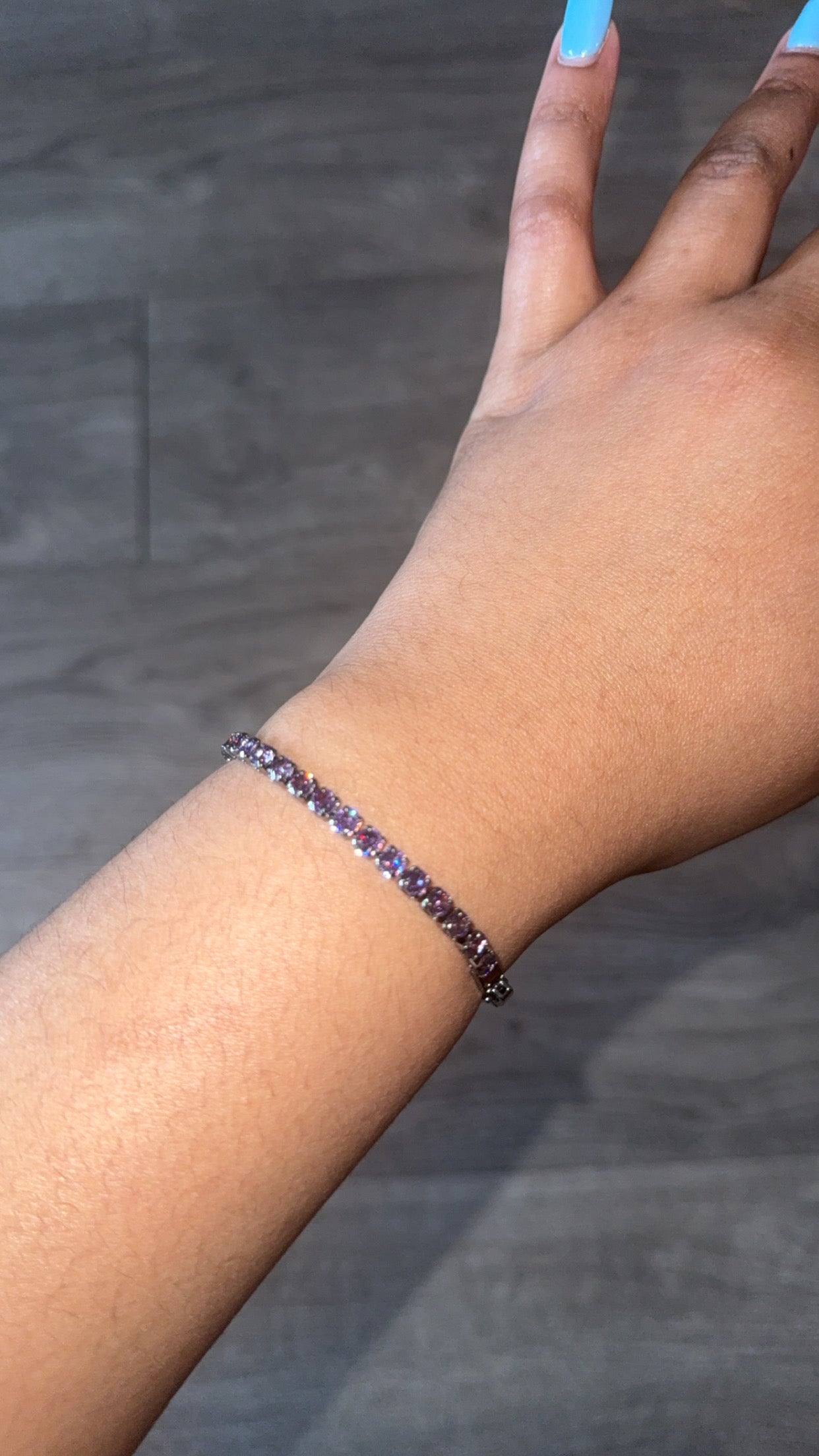 Grand Purple Tennis Bracelet 👑💜