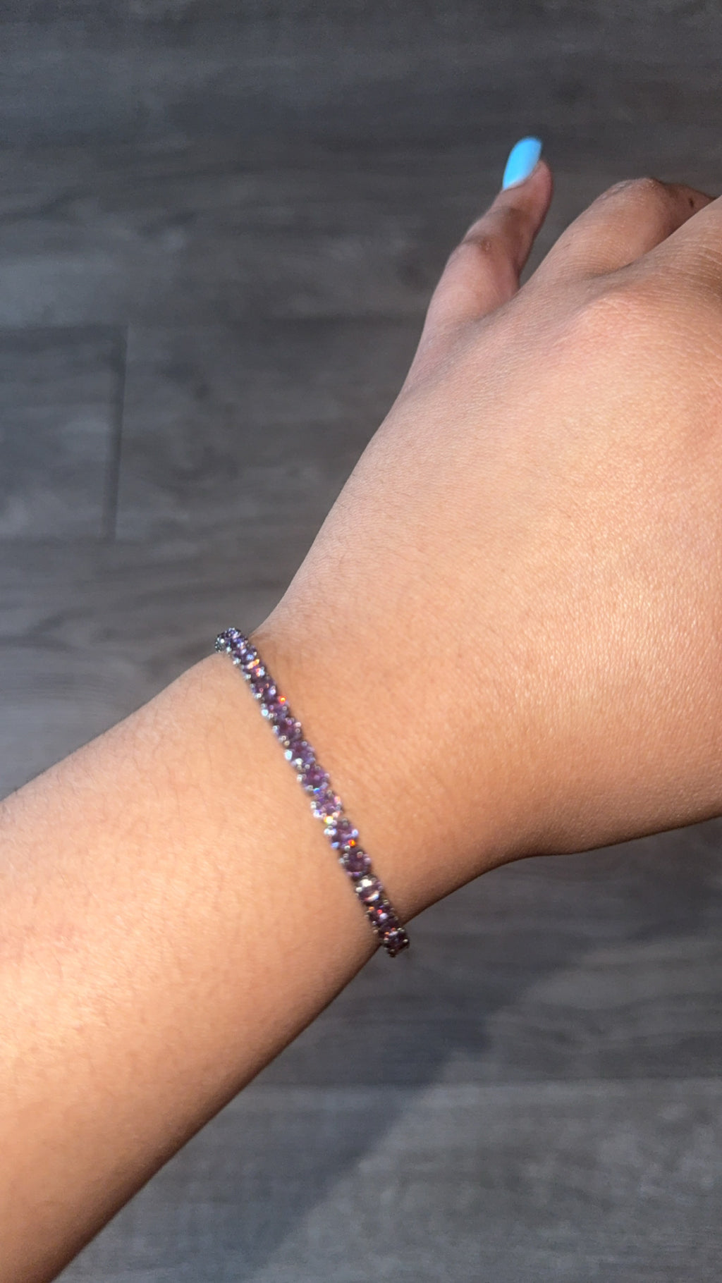 Grand Purple Tennis Bracelet 👑💜