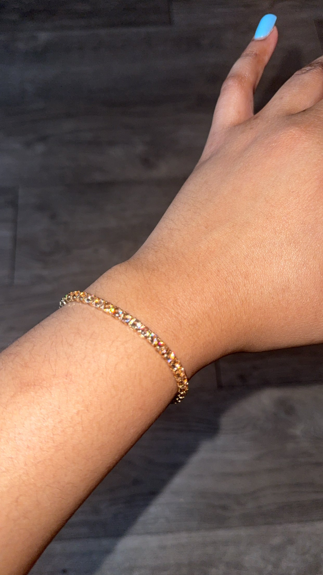 Champagne Tennis Bracelet 🍾