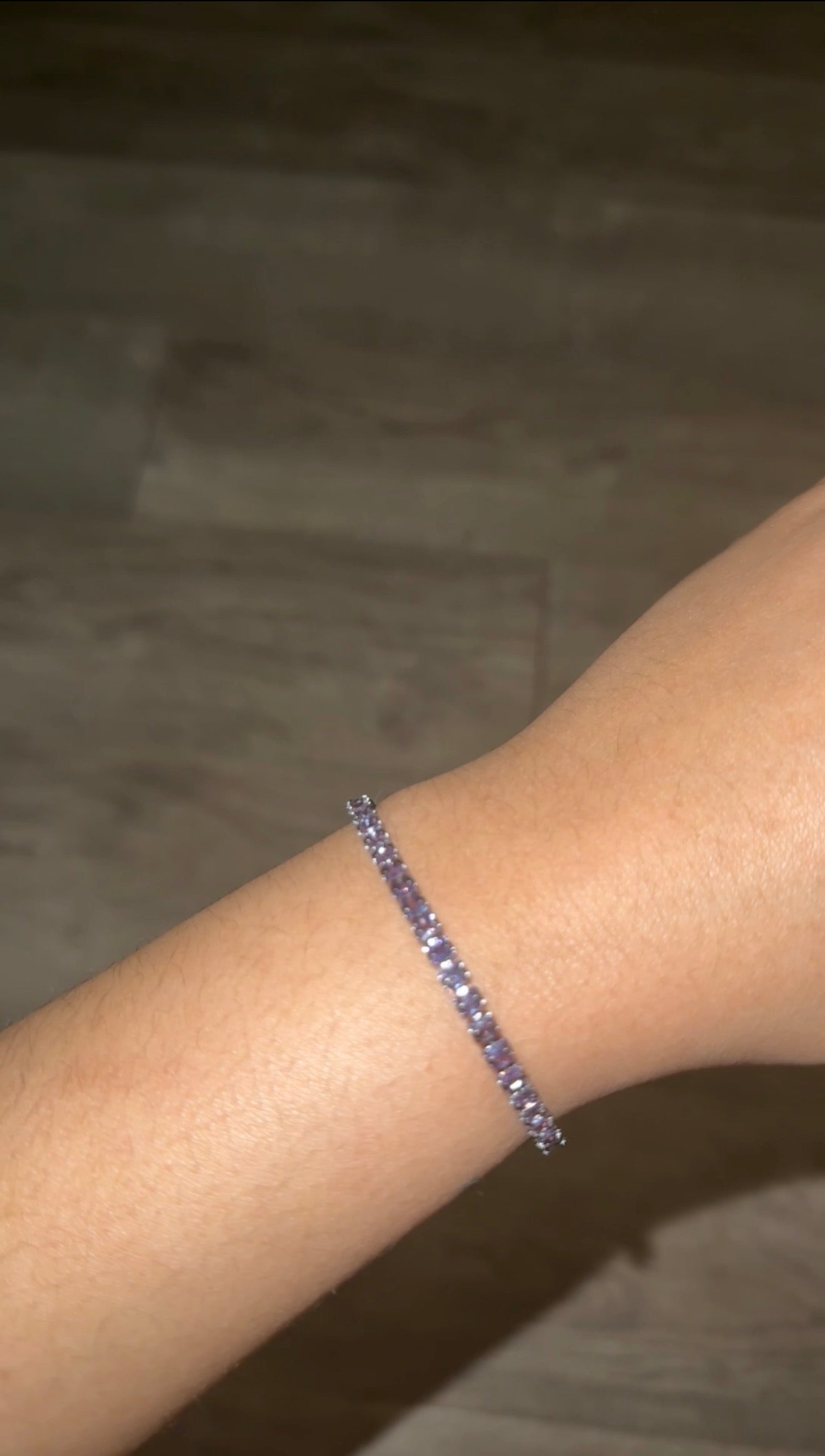 Classic Purple Tennis Bracelet 💜✨
