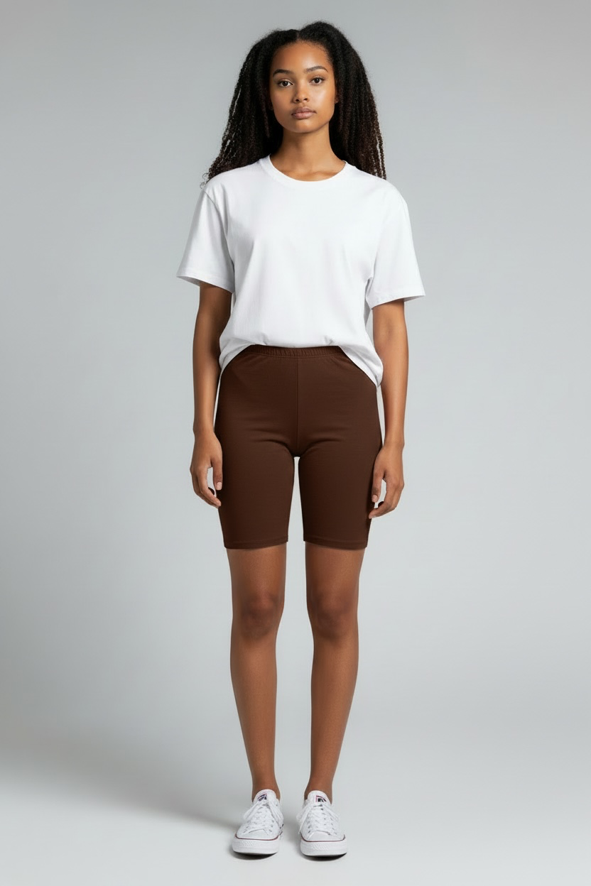High Rise Biker Shorts
