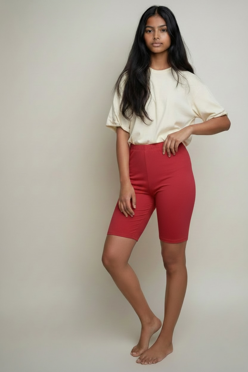 High Rise Biker Shorts