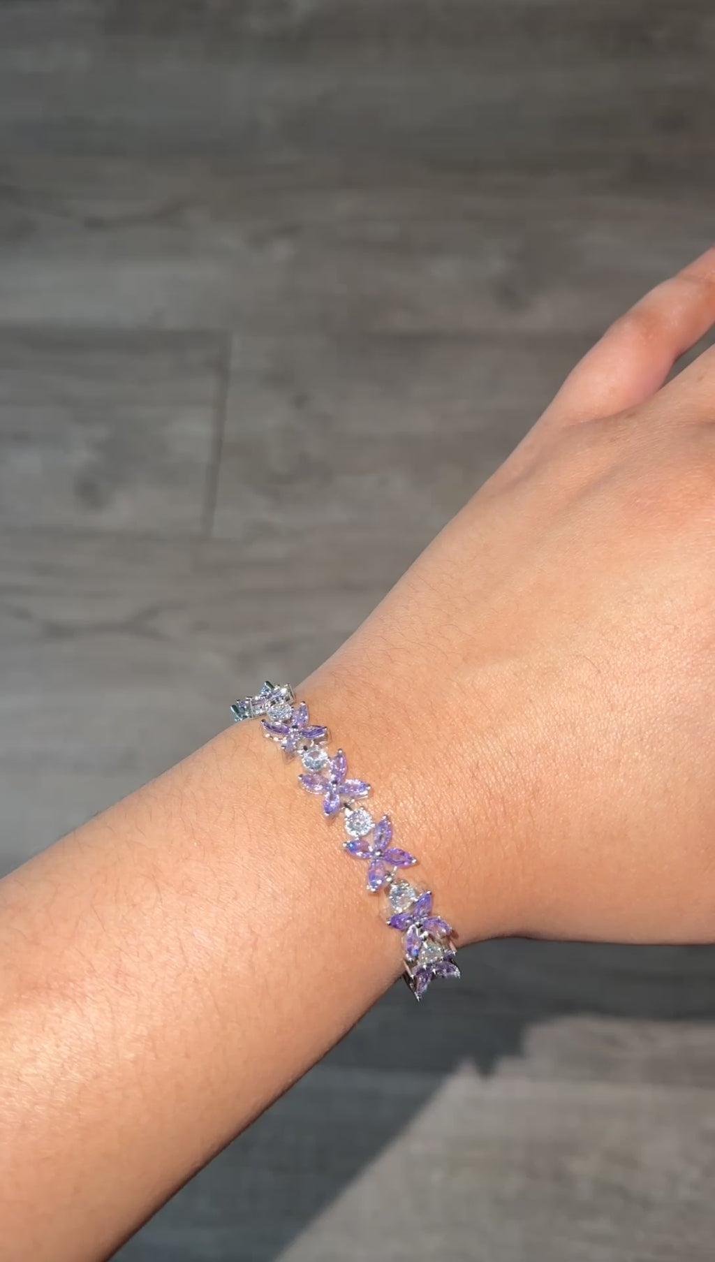 Lavender Flutter Bracelet