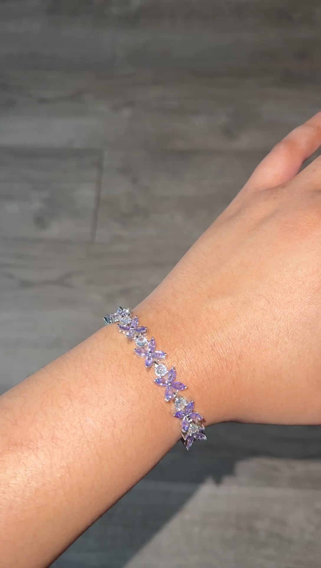 Lavender Flutter Bracelet