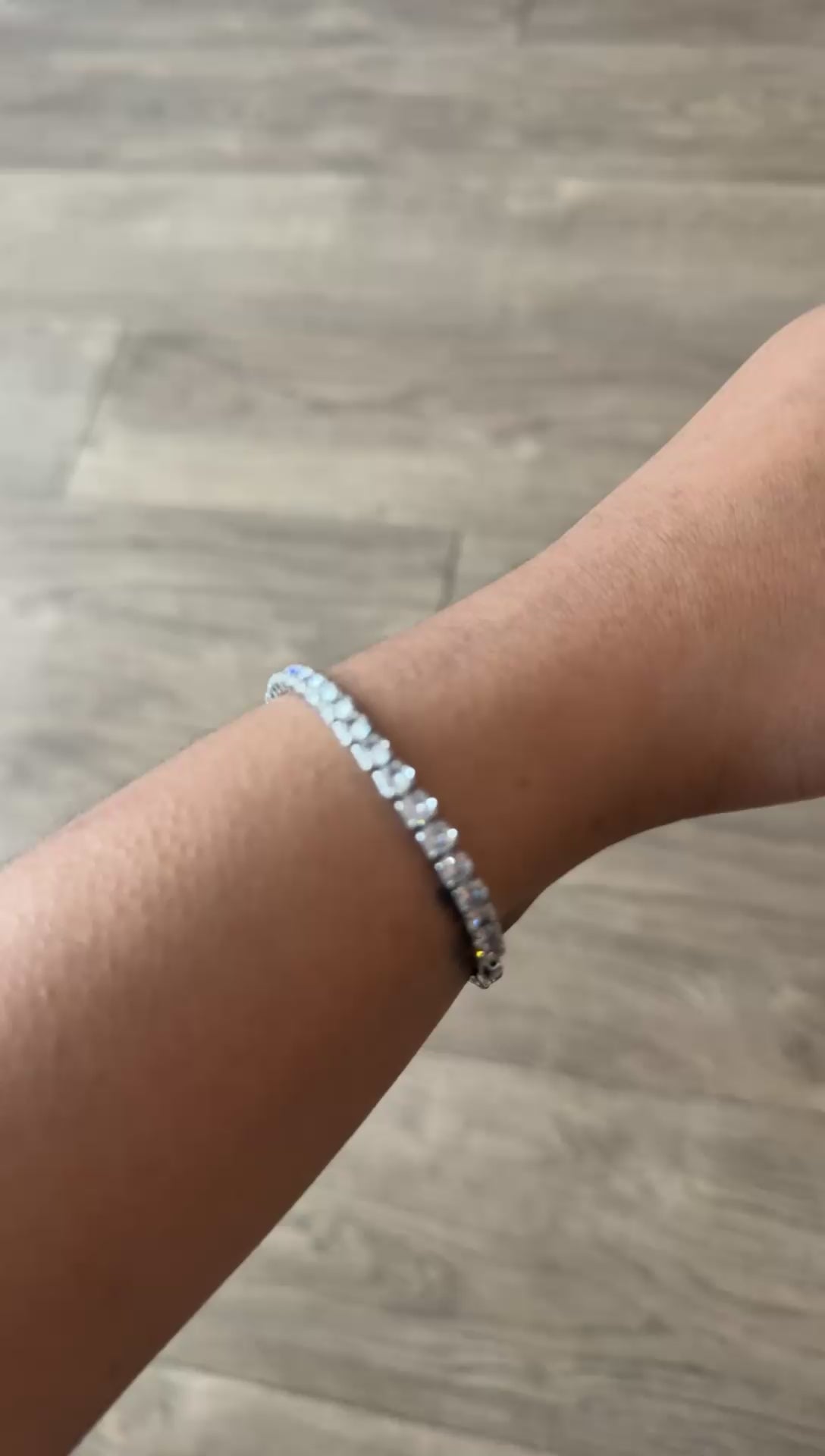 Silver Spark Tennis Bracelet