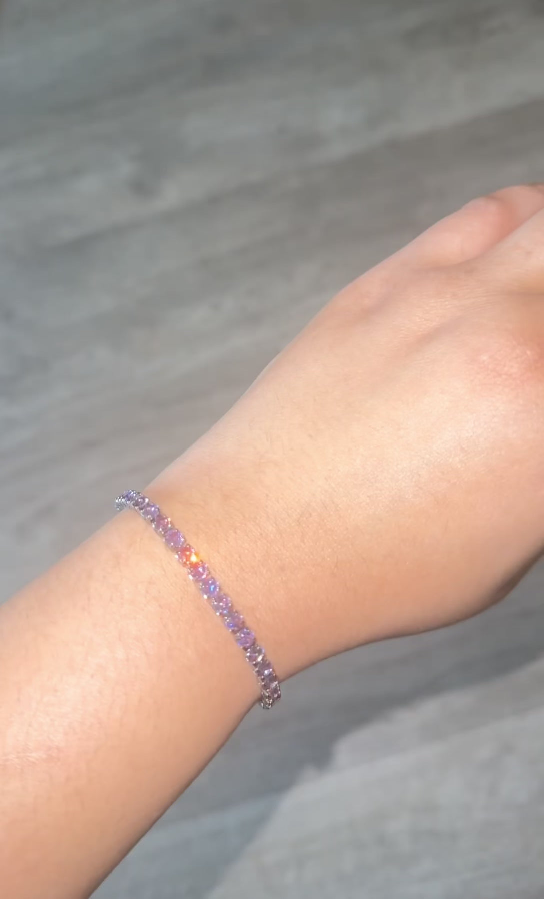 Grand Purple Tennis Bracelet 👑💜