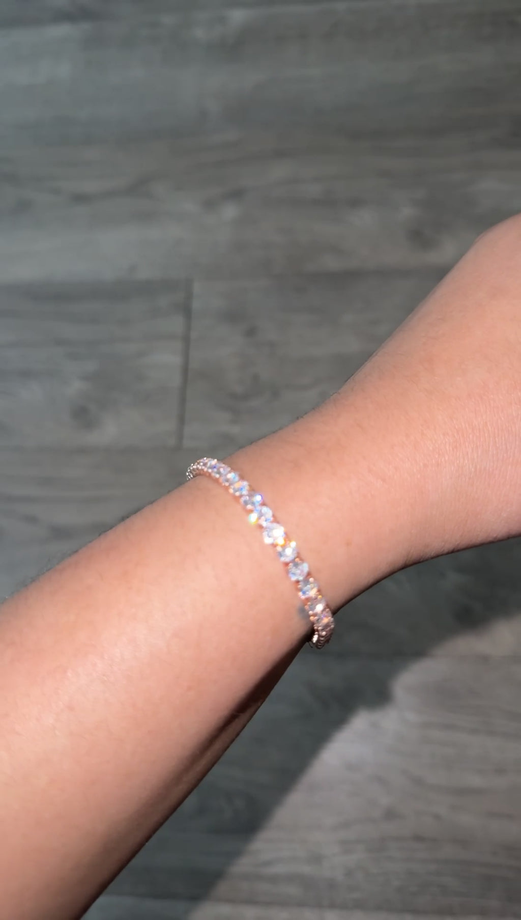 Rose Gold Tennis Bracelet