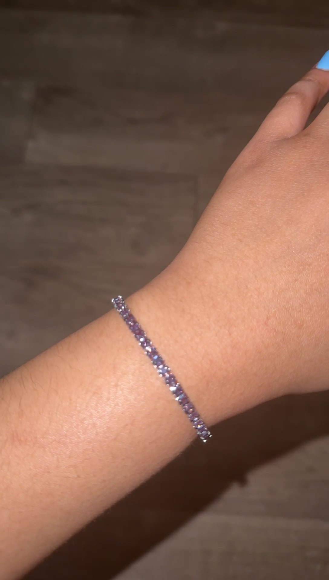 Classic Purple Tennis Bracelet 💜✨